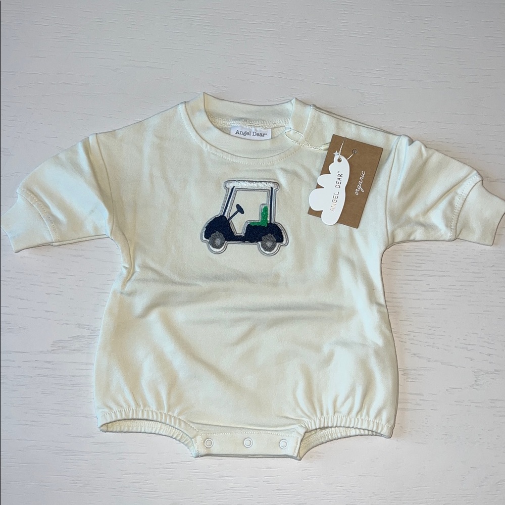 Angel Dear French Terry Golf Bubble Blue 3-6 months